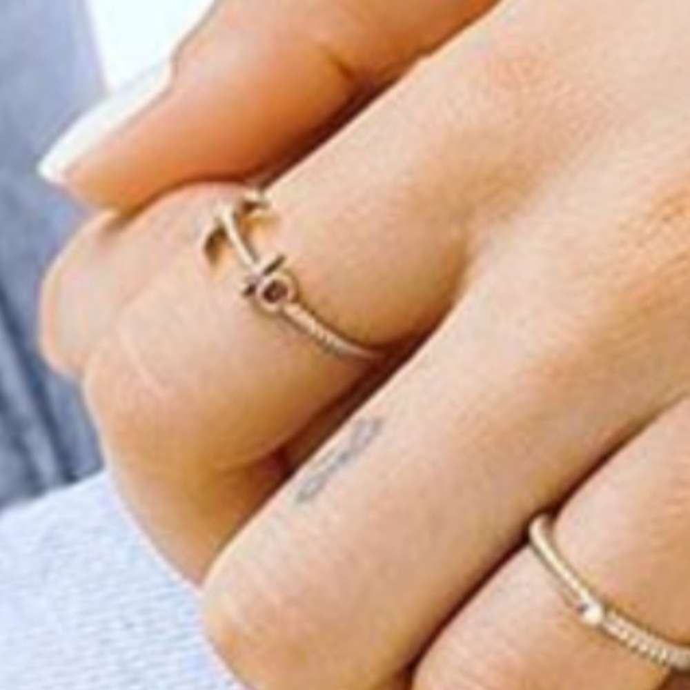 Paul Hewitt Rose Gold Anchor Ring Gift Box Rope design Twisted - Picture 7 of 9
